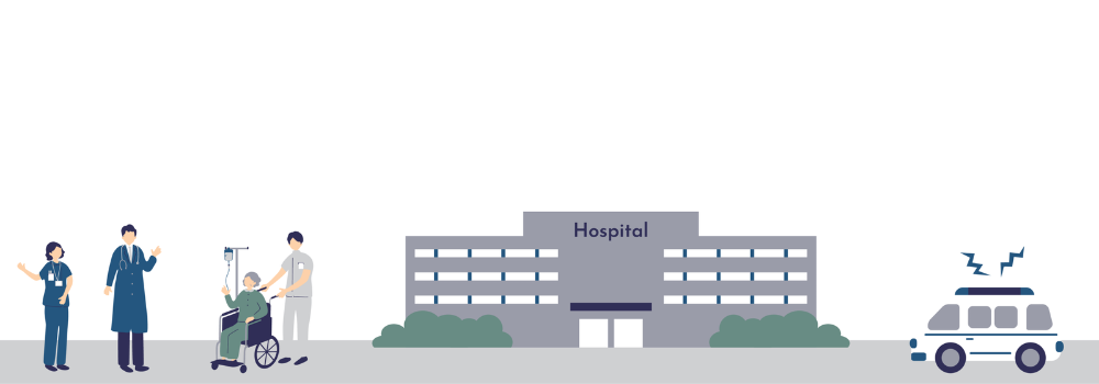 医院の外観